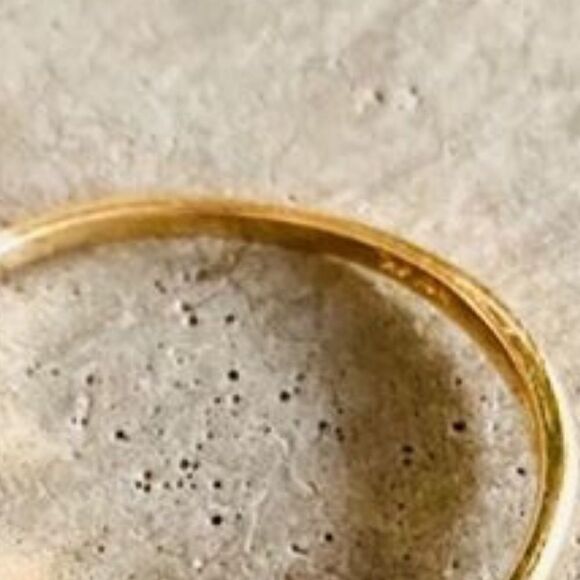 14k real gold infinity ring size 7 perfect gift